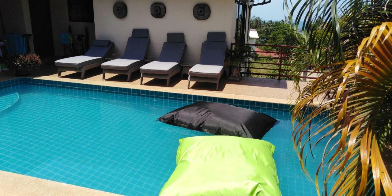 Spacious ocean view pool villa Koh Samui Exterior foto